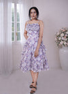Petal Strap Corset Dress