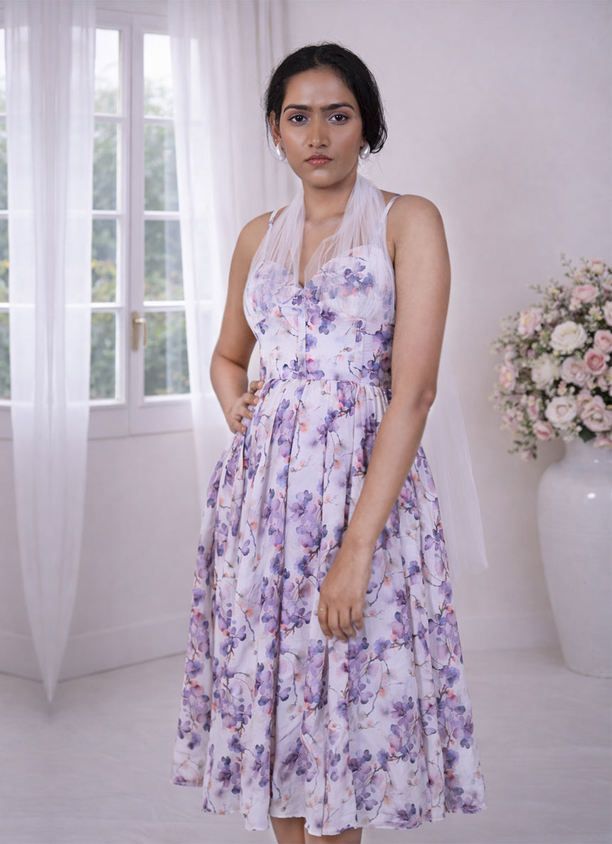 Infinity Corset Sweetheart Neck with mesh tie over neck