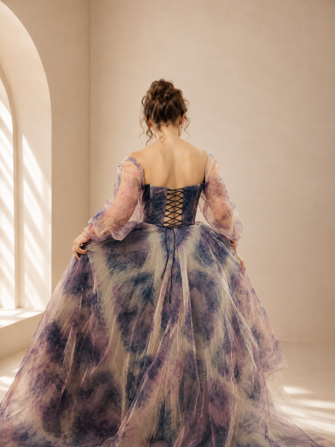 Violet Reverie Corset Gown